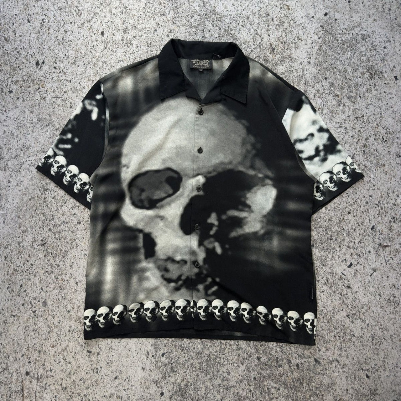 2000s Dragonfly Skull Shirt