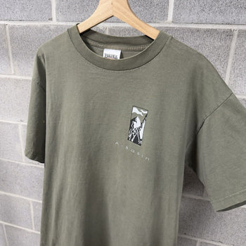 1990s A Basin Colorado Ski Faded Green Tee