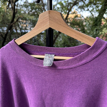 1990s Faded Purple Oversized Sweatshirt