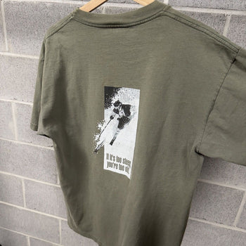 1990s A Basin Colorado Ski Faded Green Tee