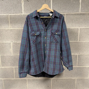 1980s Woolrich Plaid Grunge Flannel Jacket