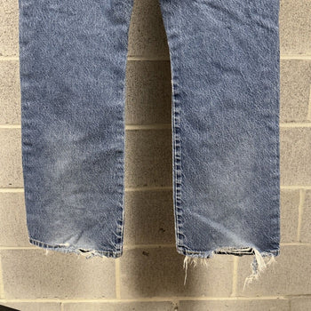 2000s Levi's 517 Thrashed Faded Distressed Flare Jeans