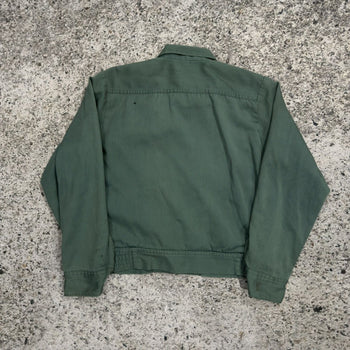 1980s Faded Thrashed Dickies Zip Up Work Jacket