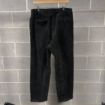 2001 Gap Dark Green Corduroy Baggy Pleated Wide Leg Pants