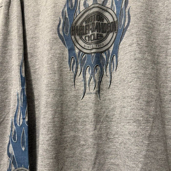 2000s HARLEY FLAME LOGO LONGSLEEVE TEE