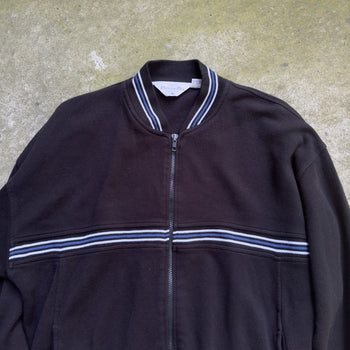 1990s DIOR MONSIEUR RAGLAN ZIP UP SWEATSHIRT BLACK