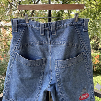1990s Jnco Big Rig Denim Jean Shorts