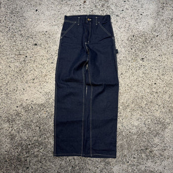 1980s CARHARTT B03 DARK DENIM CARPENTER PANTS