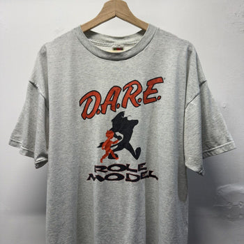 Vintage 2000s Faded DARE Role Model Tee