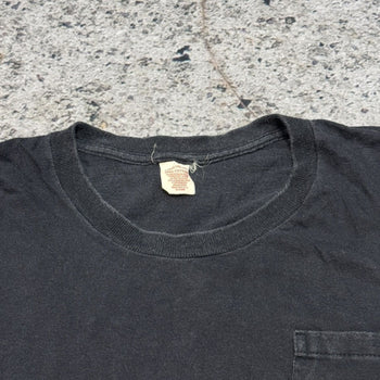 Camiseta fina de papel descolorida de Boot Hill Saloon de los años 80