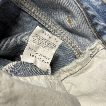 1990s FADED LEVI’S 501XX MADE IN USA DENIM JEANS