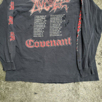 1990s MORBID ANGEL THRASHED COVENANT LONGSLEEVE TEE