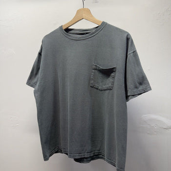 Vintage 2000s Grey Blank Pocket Tee