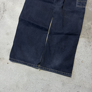 2000S POLO RALPH LAUREN BLACK BAGGY CARPENTER DENIM JEANS