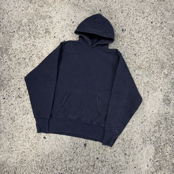 1990s Camber Heavyweight Faded Navy Blue Hoodie