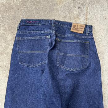 2000S POLO RALPH LAUREN BAGGY DENIM WIDE LEG SKATER JEANS