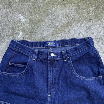 1990s LEE PIPES BMX BAGGY DENIM SKATER JEAN SHORTS JORTS