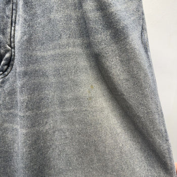 Balenciaga Winter 2021 Tromp L'oeil Denim Sweatpants Demna