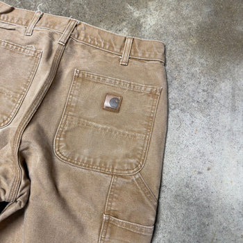 2000s CARHARTT BAGGY SAND DENIM CARPENTER PANTS