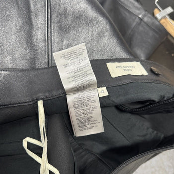 Bottega Veneta Pre Spring 2020 Leather Buckle Trouser Pants