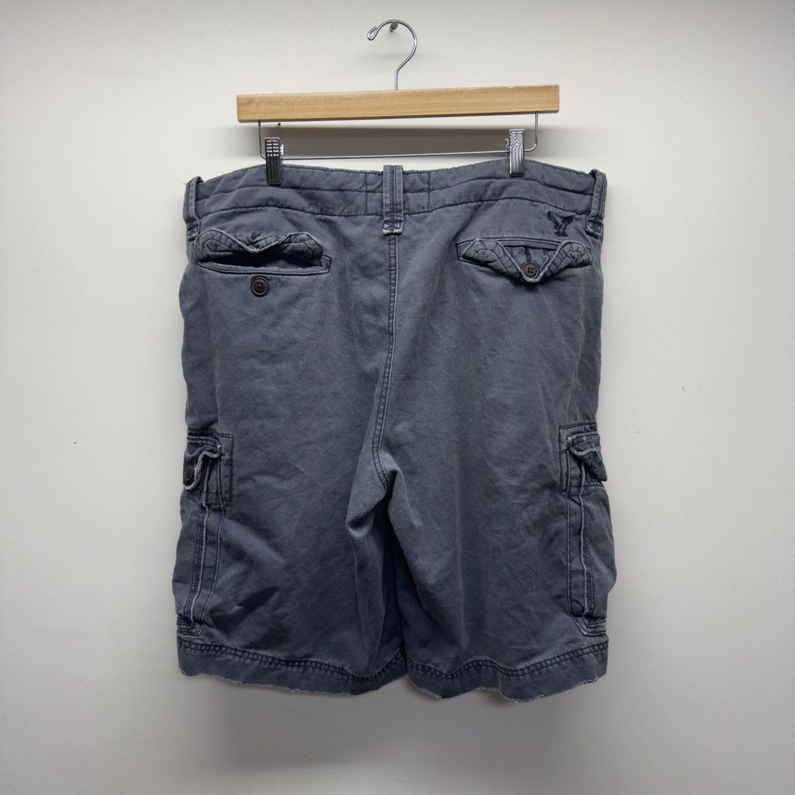 Vintage 2000s American Eagle Heavyweight Faded Cargo Shorts