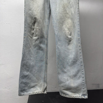 1980s Levi's 517 Thrashed Faded Dirty Flare Jeans - Made in USA