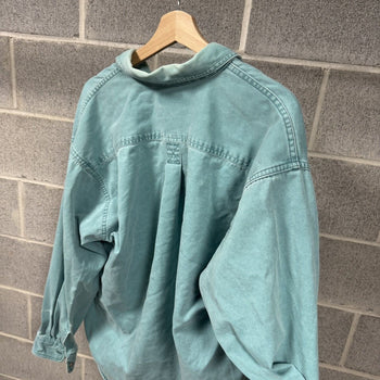 1990s LL Bean Thrashed Faded Distressed Work Shirt