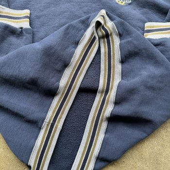 1990s WILSON ATHELTICS FADED BLUE LOGO CREWNECK