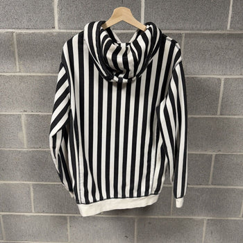 2014 Kill Cat Flog Gnaw Striped Hoodie Black White