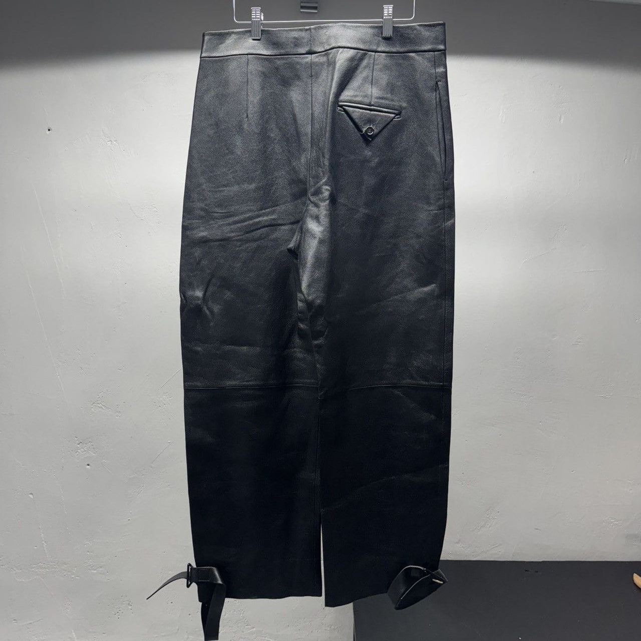 Bottega Veneta Pre Spring 2020 Leather Buckle Trouser Pants