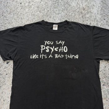 2000s Faded Psycho Tee