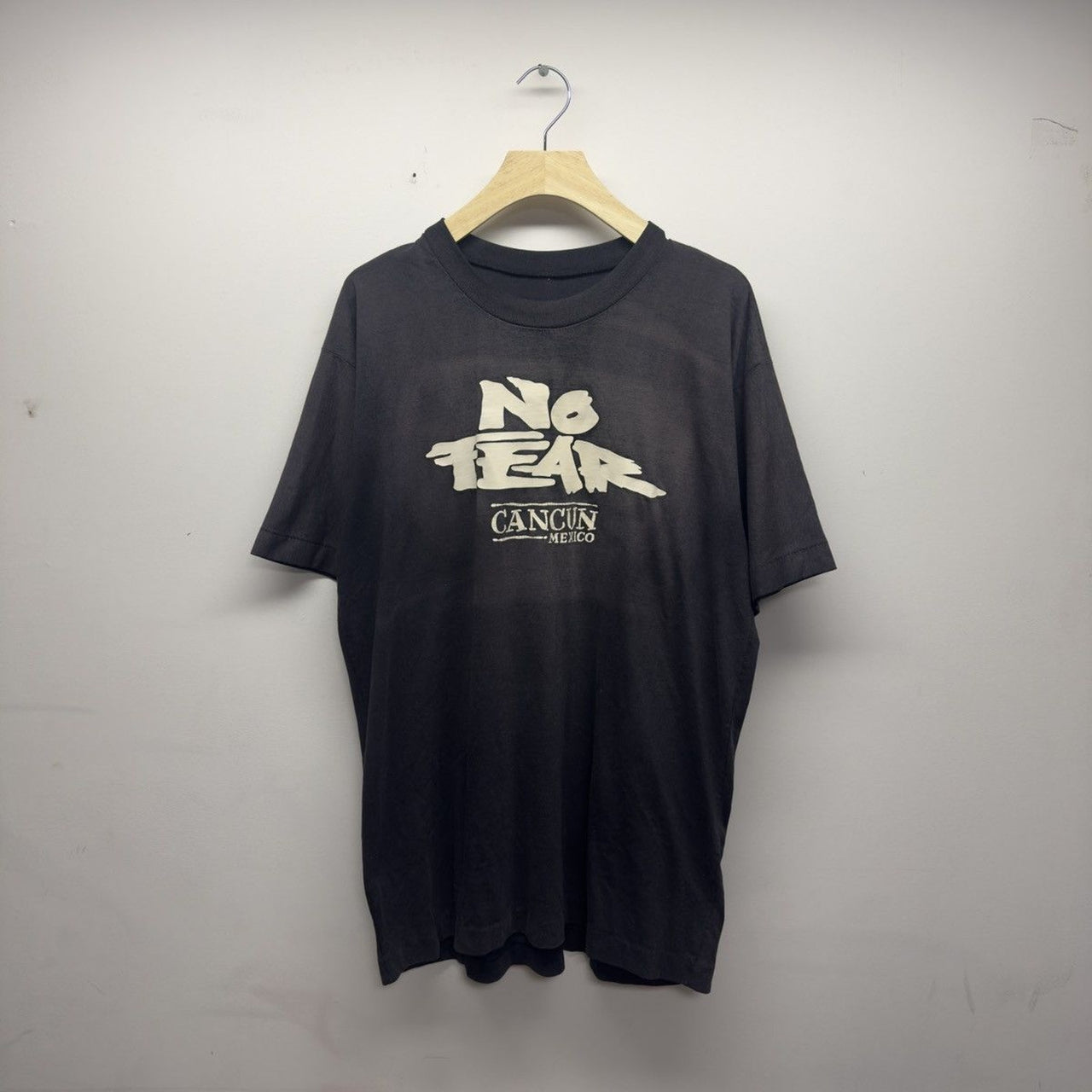 Vintage 1990s No Fear Faded Distressed Tee