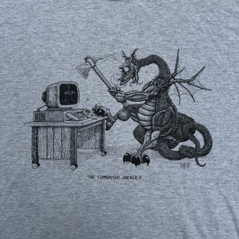 2000s THE COMPUTER HACKER DRAGON TEE