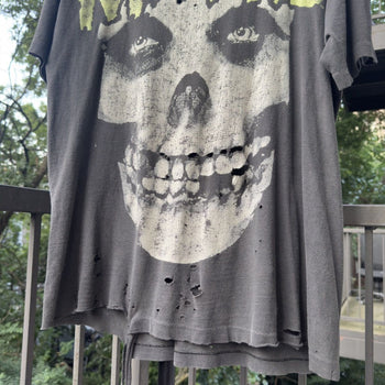 1990s Misfits Crimson Skull Thrashed Band Tee