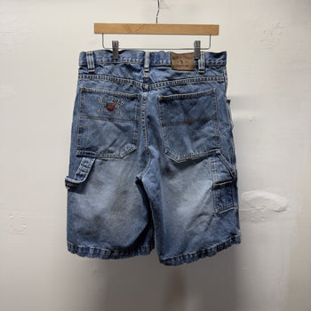 2000s USPA Faded Denim Shorts