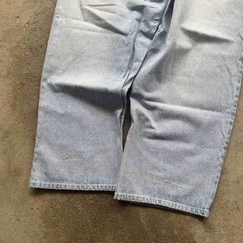 1990S/2000S Y2K BAGGY FADED TEXAS TUFF DENIM SKATER JEANS