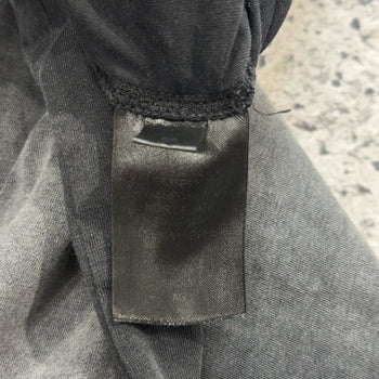 Vetements SS23 Runway Washed Black Double Layer Baggy Wide Leg Sweatpants