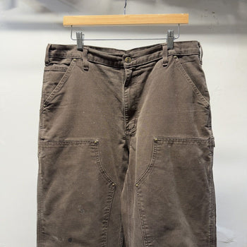 Vintage 2000s Carhartt Faded Brown Double Knee Pants