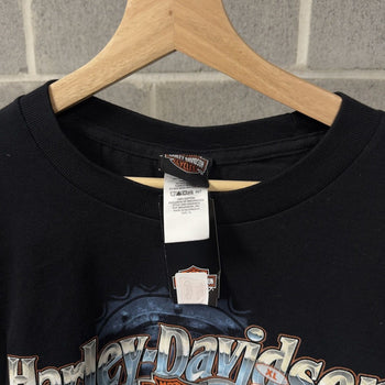 2000s Harley Davidson Logo Tee