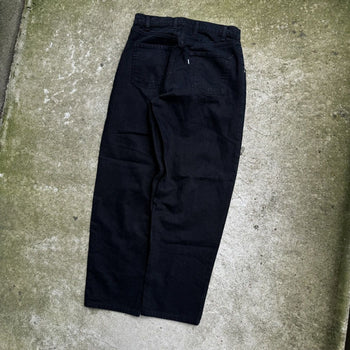 1990s LEVI’S SILVERTAB BLACK BAGGY DENIM SKATER JEANS