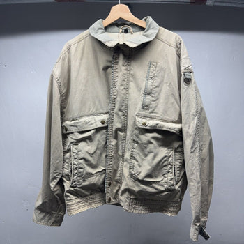 2000s Thrashed Faded Distressed Field Utility Jacket