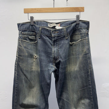 Vintage 2000s Levi’s 527 Low Bootcut Flare Faded Distressed Jeans