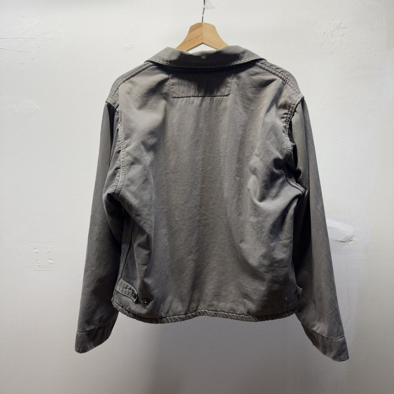 Vintage 1950s 1960s Made in USA Faded Distressed Work Jacket