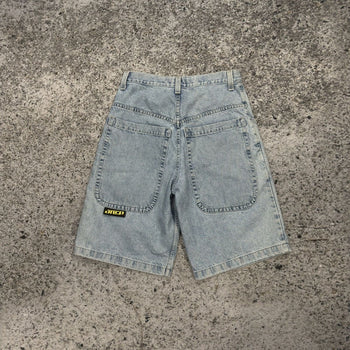 1990s Jnco Stinger Baggy Wide Skater Denim Jean Shorts