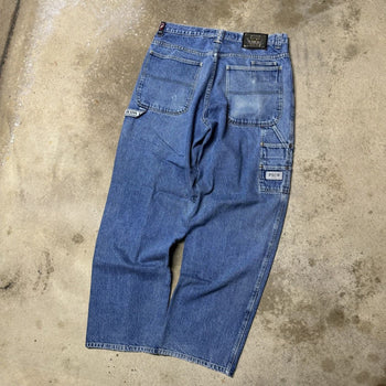 1990S PACO JEANS BAGGY FADED DENIM SKATER CARPENTER JEANS