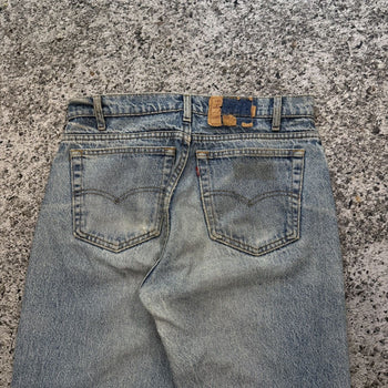 Vaqueros Levi's 505 Thrashed Faded de la década de 1980