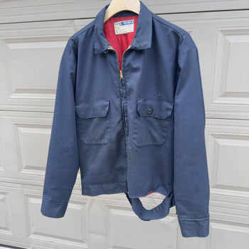 1980s Thrashed Faded Distressed Union Made Work Jacket