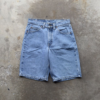 1990s LEVI’S 550 ORANGE TAB BAGGY DENIM SKATER JEAN SHORTS JORTS