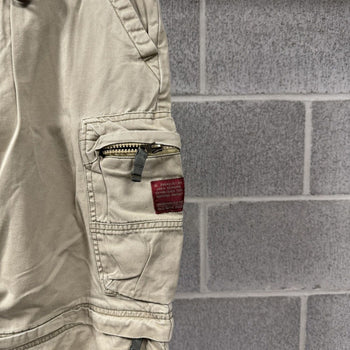 2000s Old Navy Tan Baggy Cargo Pants