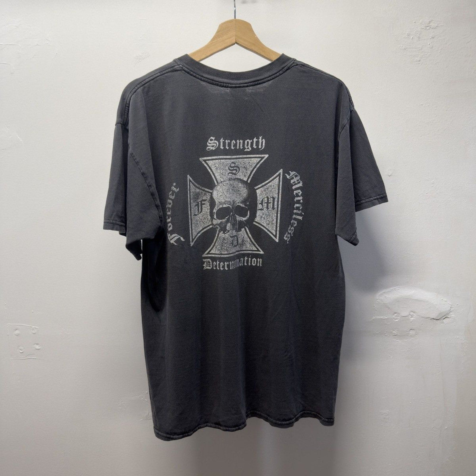 Vintage 2000s Faded Distressed Biker Tee
